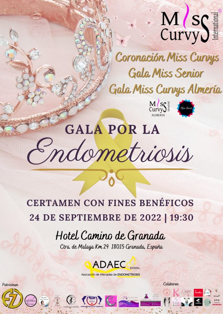 Cartel completo gala benéfica Endometriosis Granada