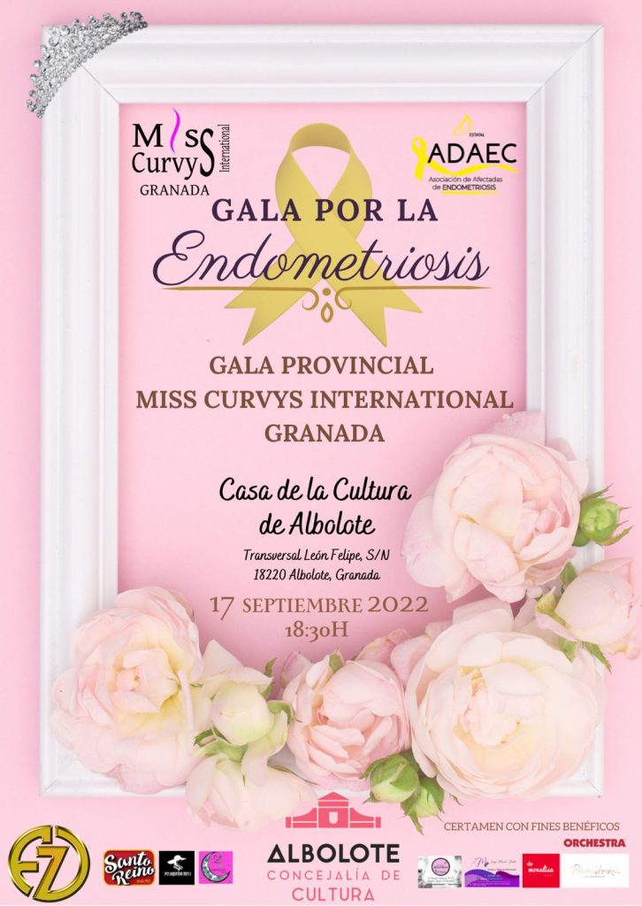 Cartel de la Gala Miss Curvys Granada 17 de Septiembre